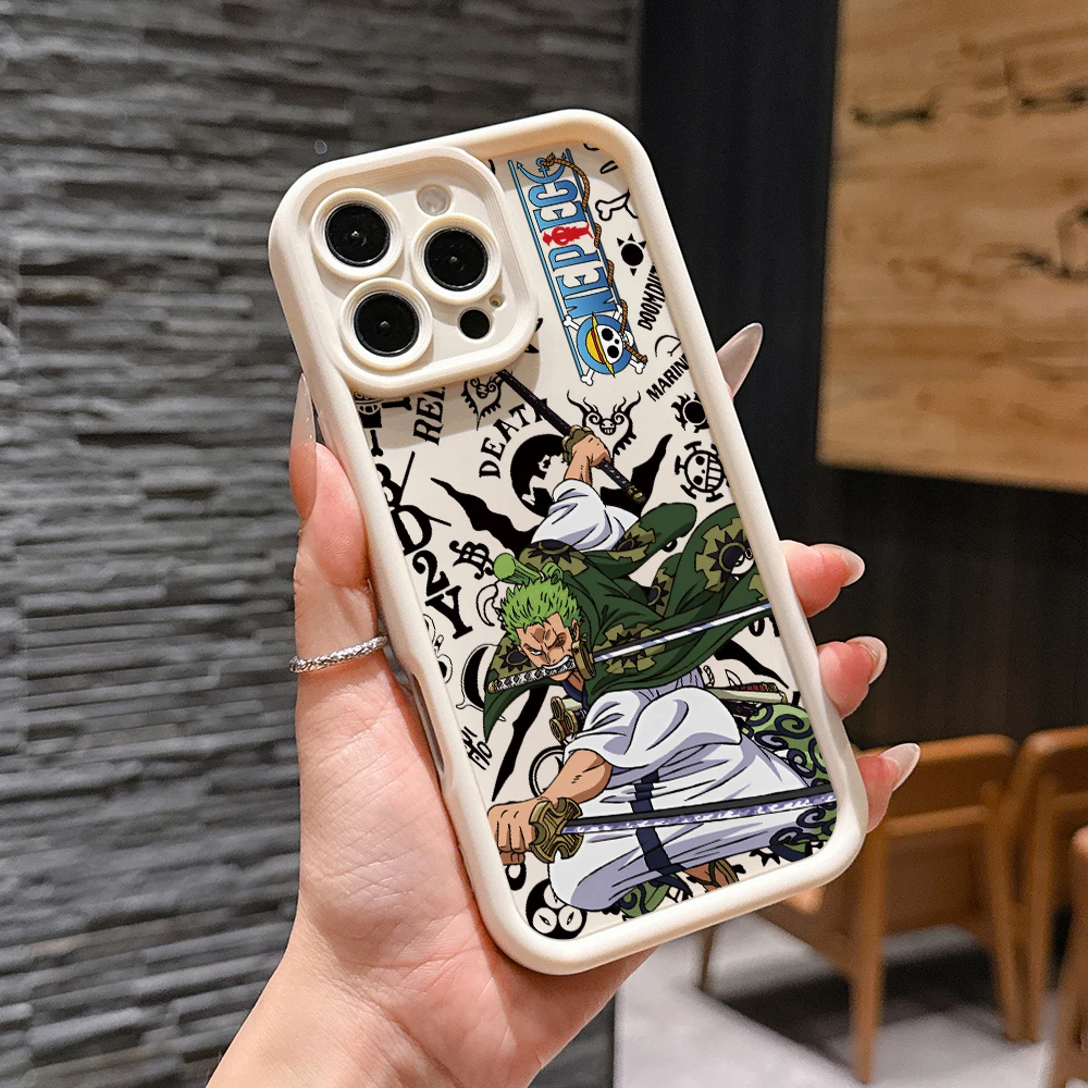 One Piece Aces Zoros Design Protective Phone Case