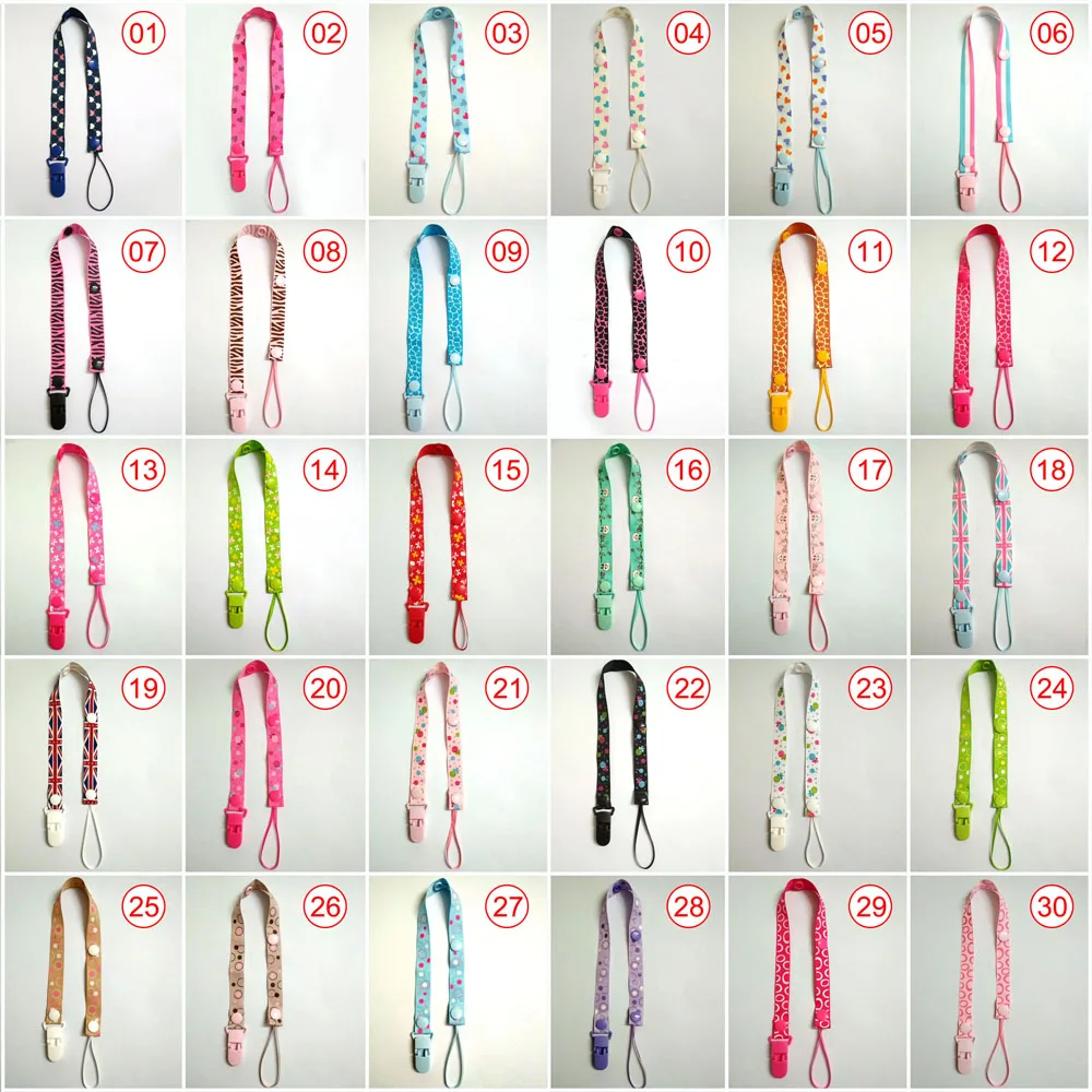 

Baby Nipples Clip Chain Infant Care Pacifiers Chain Child Cuddly Plush Soother Chain Animal Dummy Holder Pacifiers Chain
