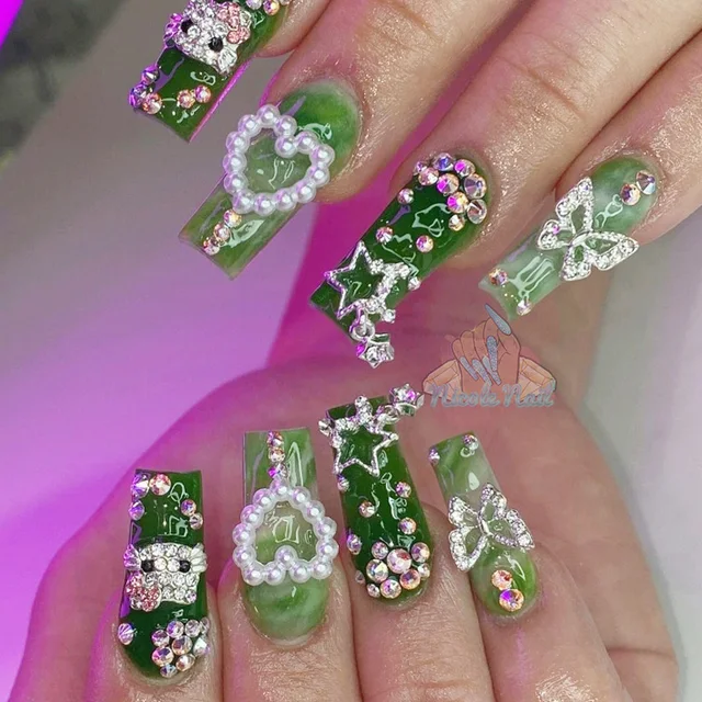 29 Best Nail charms ideas  nail charms, nail art, nails