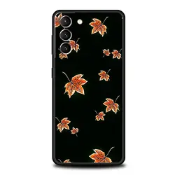 Autumn Leaves & Fox Pumpkin Halloween Phone Case Cover for Samsung S20 (A4)