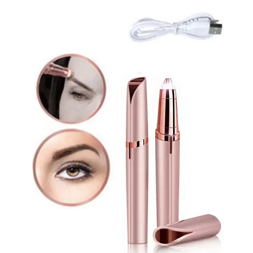 Eyebrow Trimmer Hair Remover Smart Electric Eyebrow Trimmer Pen Implement Man Woman Clean Ladies' Shaver Automatic Razor Epilator Beauty Hair Removal Trimmer