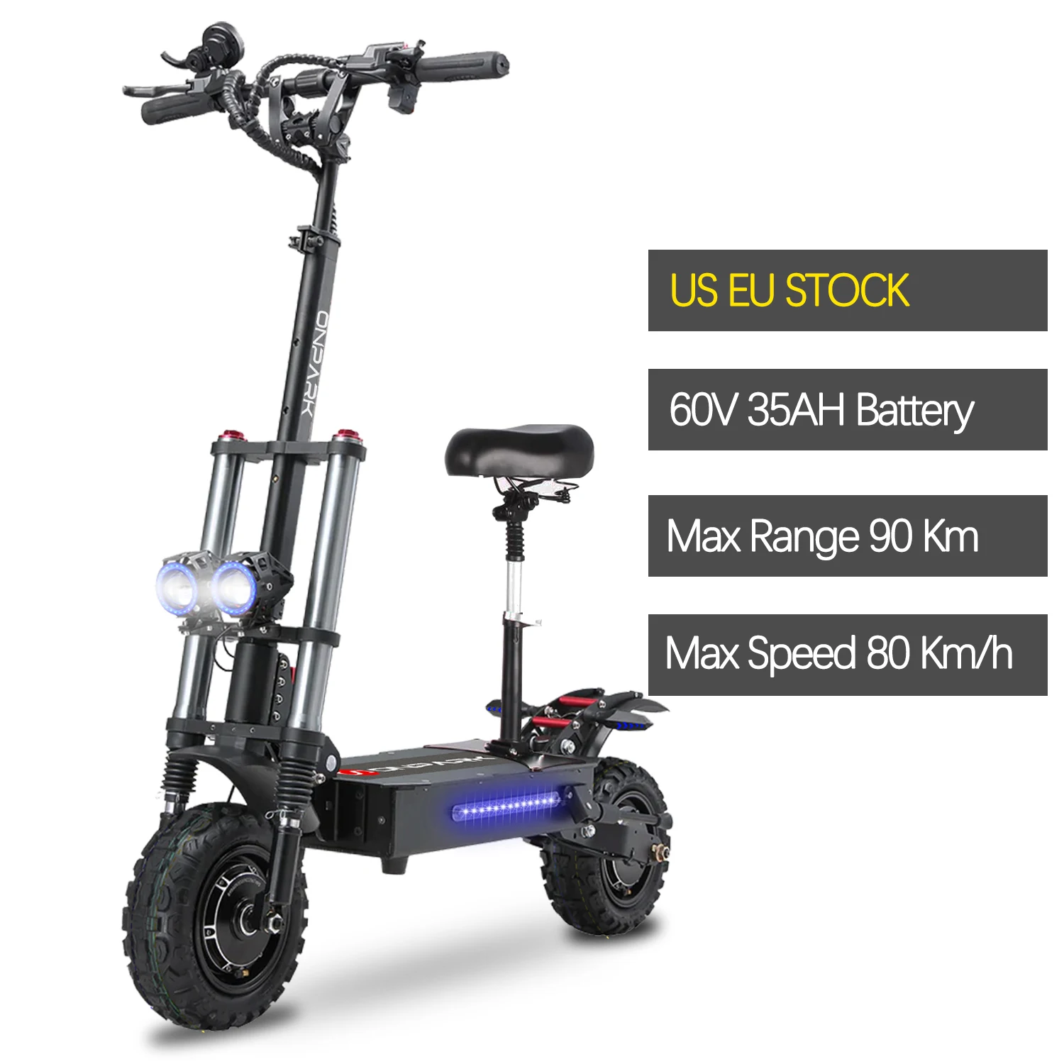 

dual motor 5600w 50 mph 80km h e off-road all terrain long range 60v 42ah 30ah 5000watt 6000w 4000w 5000w electric scooter 3000w