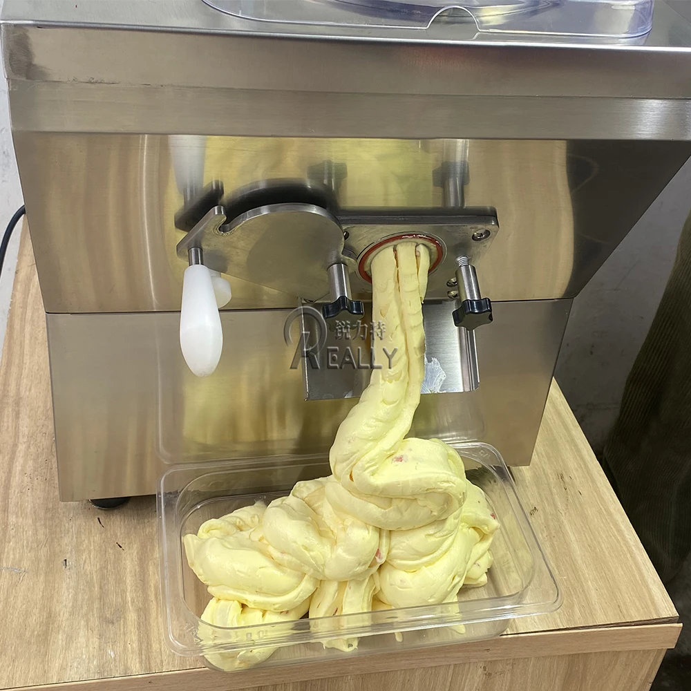 110V/220V Ice Cream Machine Home Commercial Vertical Electric Ice Cream Maker Stainless Steel Ice Cream Making Machine 5