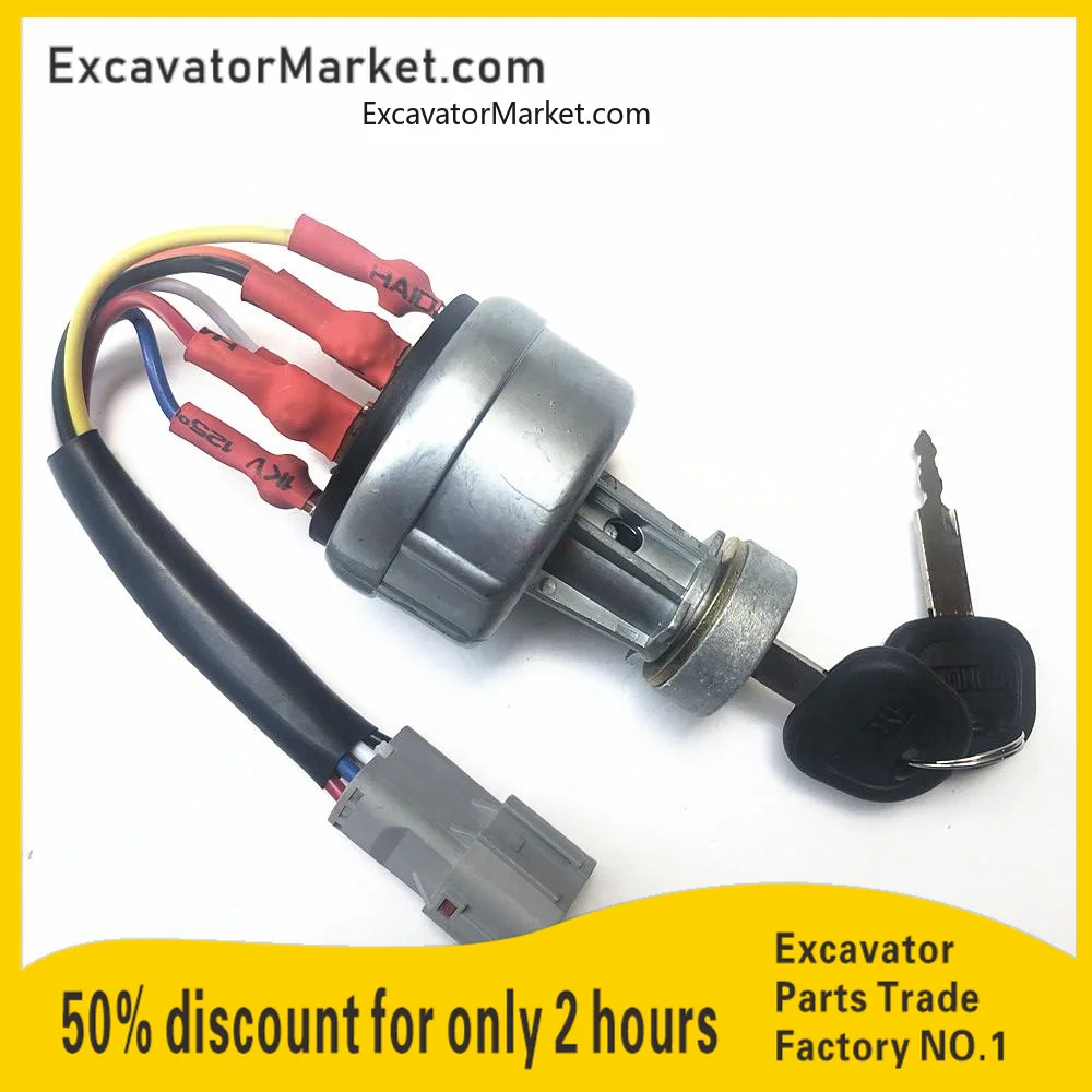 

Запчасти для экскаватора, стартер зажигания, Электрический дверной замок, запчасти высокого качества, бесплатная доставка