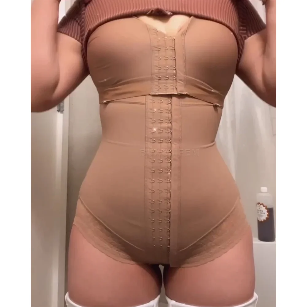 

Tummy Shaper for Women Stretchy Shaped Up Breathable High Quality Adjustable Slim Fit Fajas Colombianas Shapewear with Hook Eyes