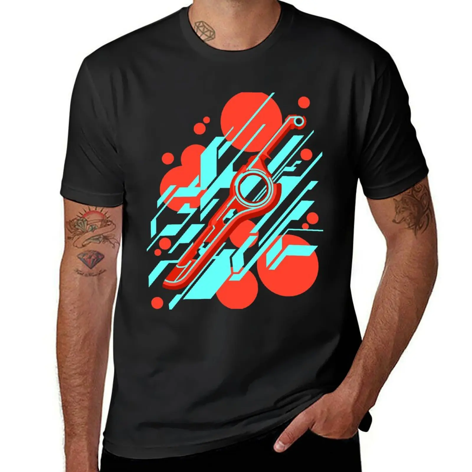 

Monado Abstract T-Shirt blanks anime clothes big and tall t shirts for men