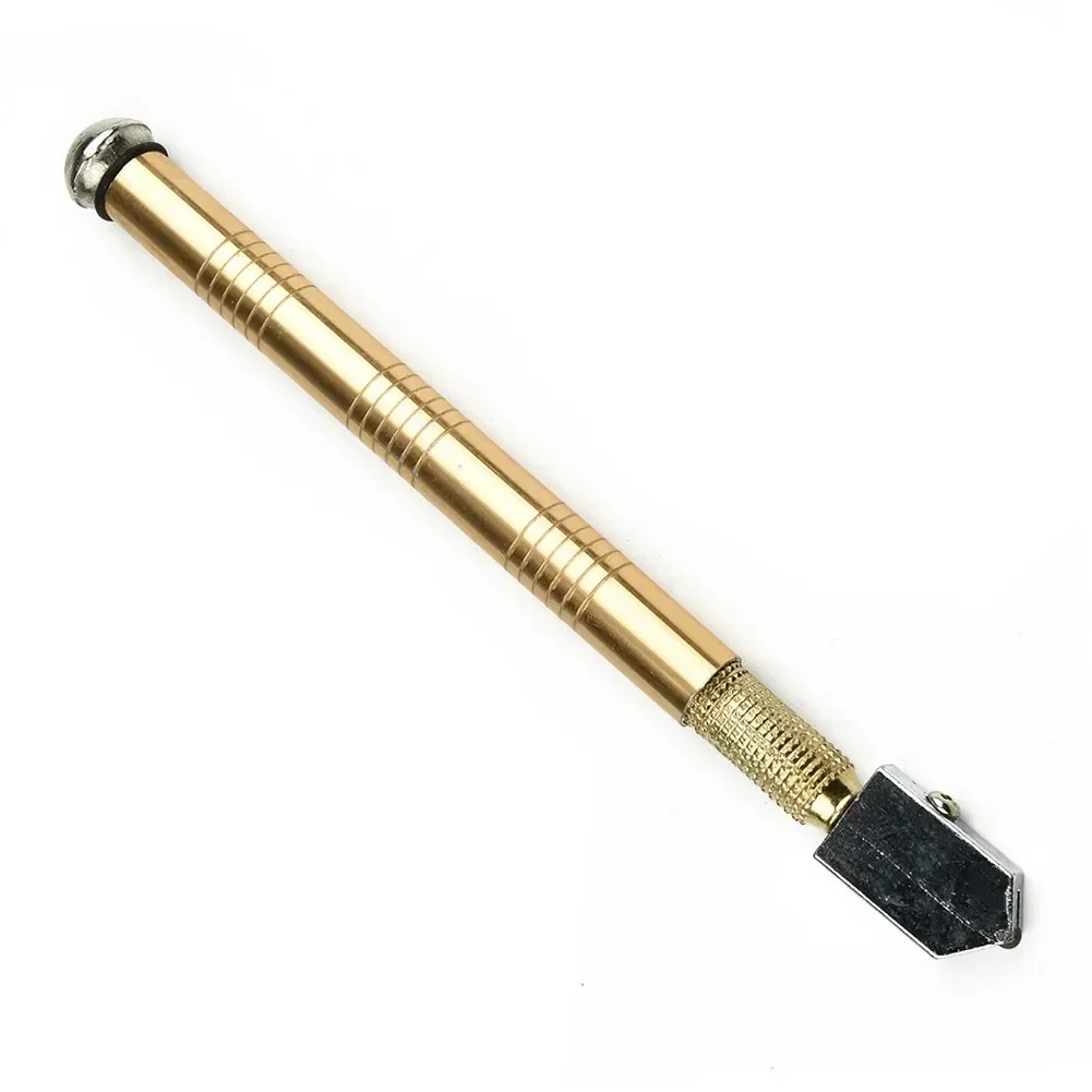 1pc Glass Cutter Diamond Cutter Head Steel Blade Cutting Tool Aoil Supply Nti-Skid Handle175mm Or Manual Tool Cutting 2