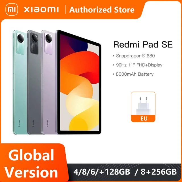 Global Version Xiaomi Redmi Pad SE 128GB / 256GB Snapdragon® 680 Mi Tablet  Quad speakers Dolby