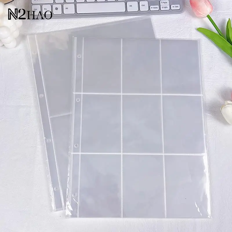 2469PocketsPVCFree10PackA4PhotoAlbumClearSleevesToploader