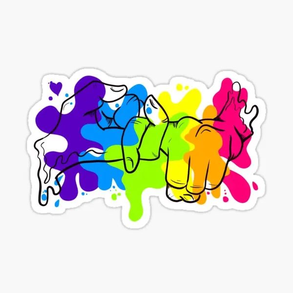 

Friendship 5PCS Car Stickers for Room Stickers Water Bottles Decorations Laptop Living Room Luggage Funny Cute Cartoon Window