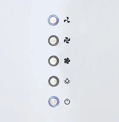 Kitchen Appliance white Color Round installation in Ceiling island range hood with LED light