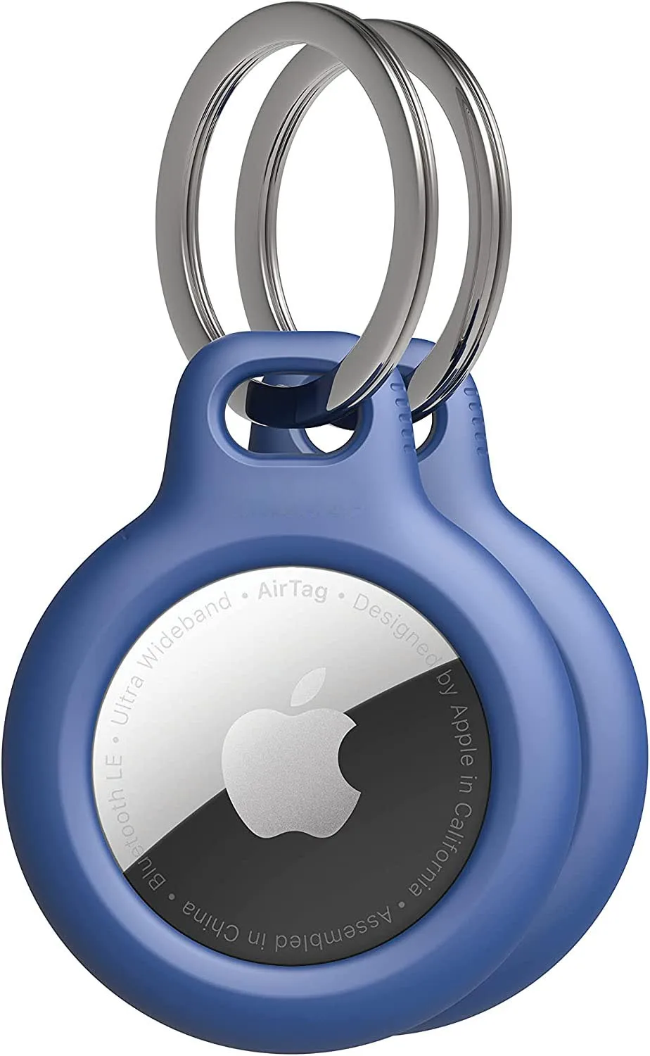 For Airtags Tracking Device Cover Anti Loss Dog Tracker Locator Air-tag Liquid Silicone Portable Keychain For Apple Air Tag Case