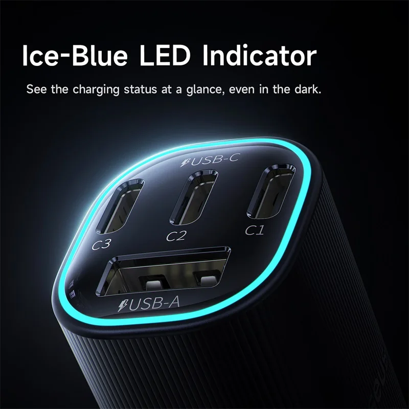 Baseus 160W Car Charger Fast Charging PPS PD3.0 USB Type C Car Phone Charge For iPhone 17 16 15 14 Laptops Tablets Xiaomi - 2