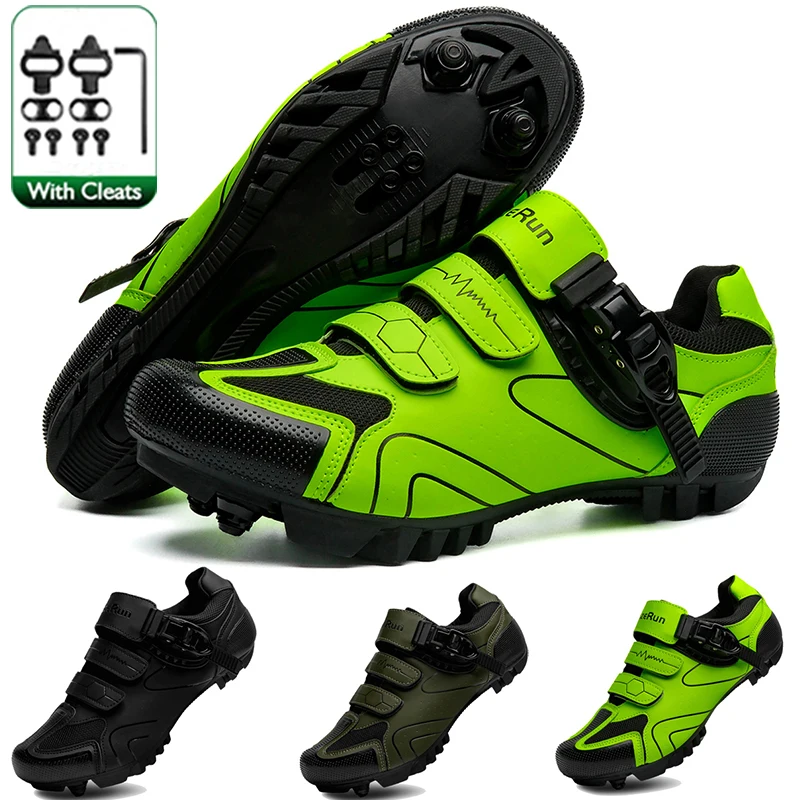 Neutral MTB Cycling Shoes, Compatible With Pelaton Road Cycling Shoes, Men's Cycling Sports Shoes, Reflective Strip Design 2