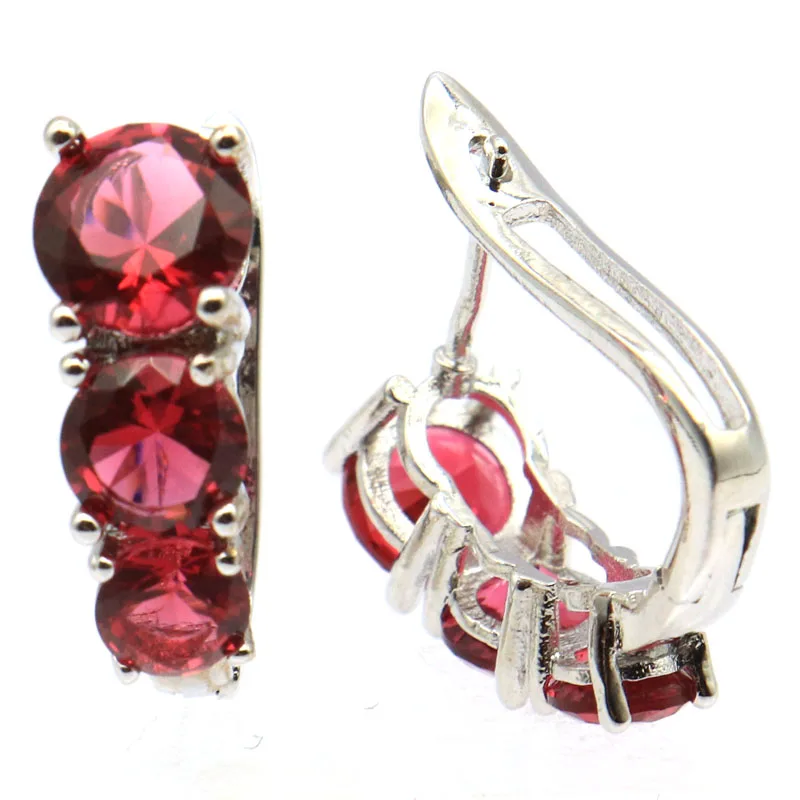 4g Customized 925 SOLID STERLING SILVER Earrings Fantastic London Blue Purple Rhodolite Violet Tanzanite Tsavorite Garnet CZ Wom