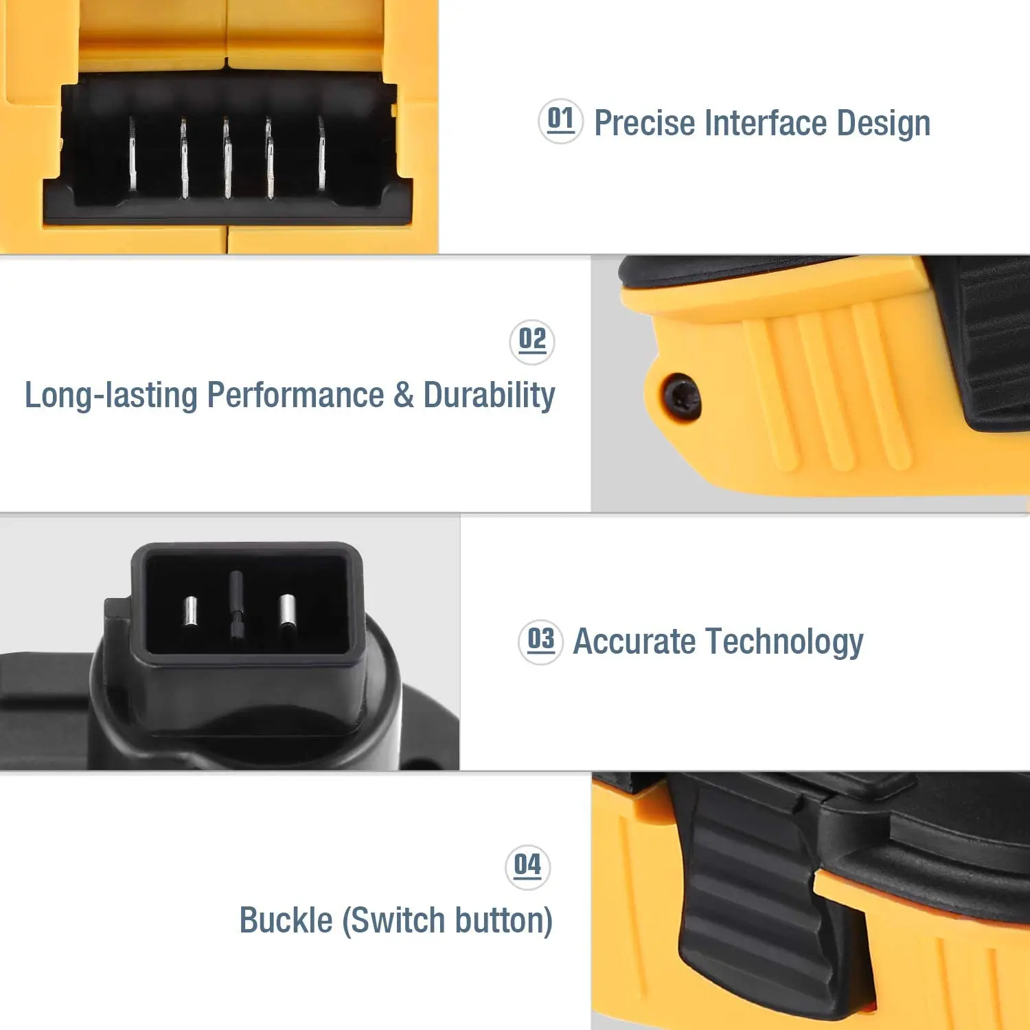 DCA1820 20V Battery adapter for Dewalt 18V Tools Convert for Dewalt 20V Lithium Battery DC9096 DE9098 DE9096