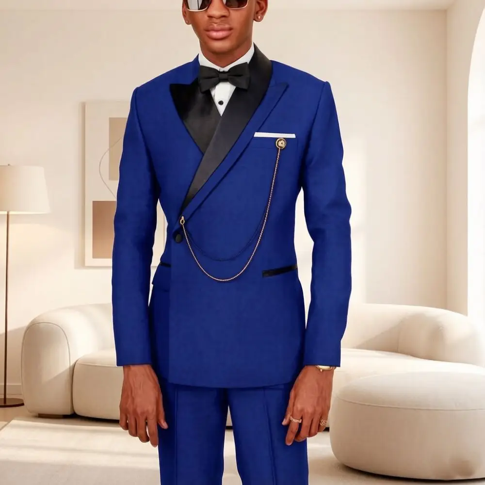 Costumes ajustés pour hommes 2 pièces