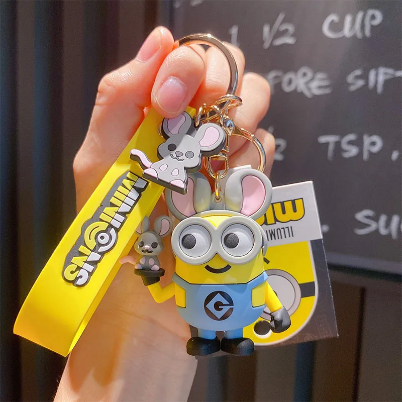 怪盗グルメミニオンかわいい中国の干支サインキーホルダーペンダント