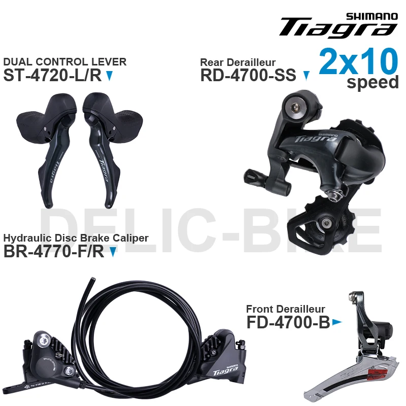 Shimano Tiagra Hydraulic Groupset Tiagra 4720 Tiagra Hydraulic
