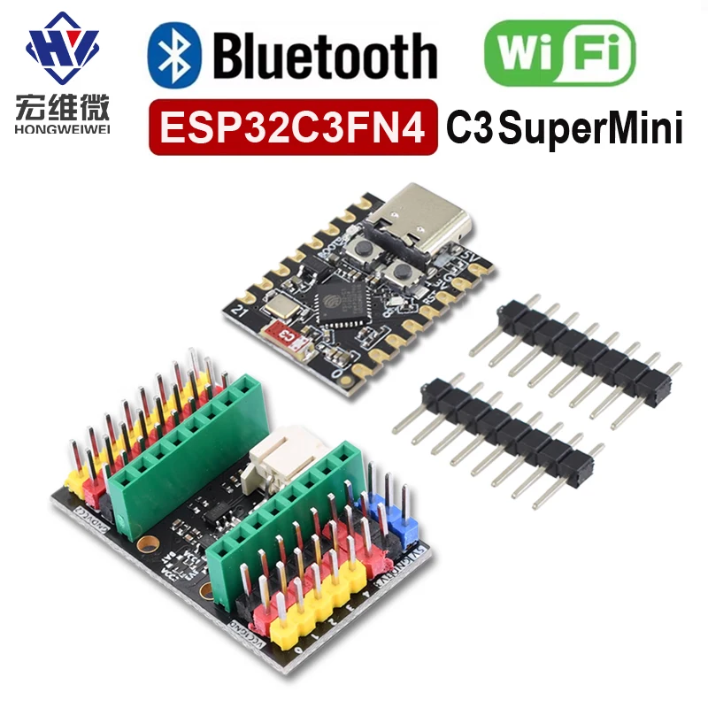 โมดูลพัฒนา ESP32-C3 ไวไฟ บลูทูธ ช่อง Type-C สำหรับโปรเจกต์ IoT