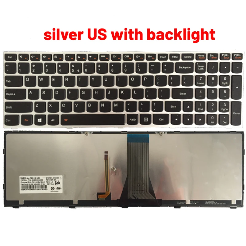 silver US backlit