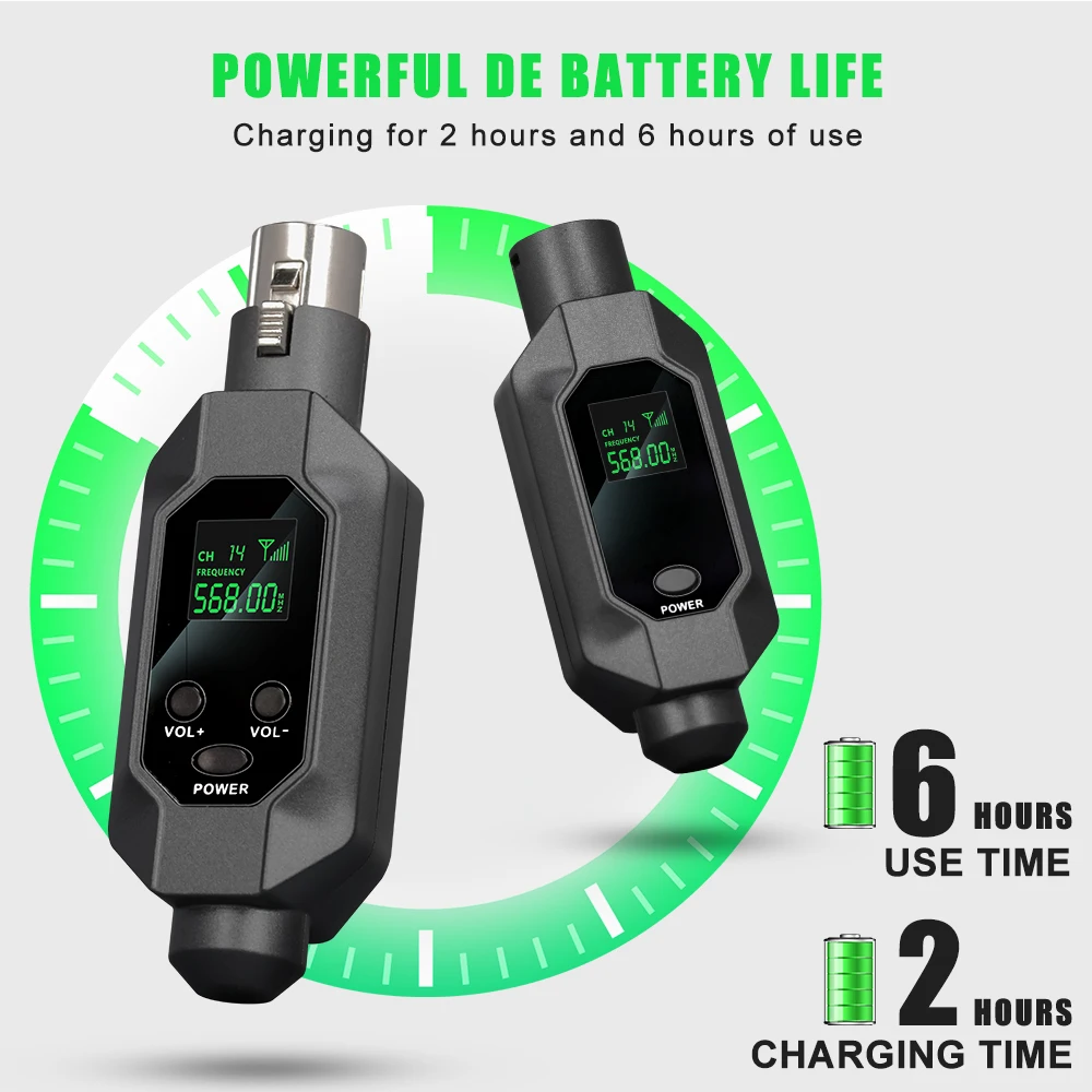 รูปสินค้า ตัวแปลงไมโครโฟนไร้สาย XGES ระบบ XLR สำหรับไมโครโฟนแบบไดนามิก