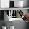 1PC PP Bathroom Wall Mounted Organizer Expanded Space Categorized Organizer Boxes Band-Aid Cosmetic Jewelry Box 2