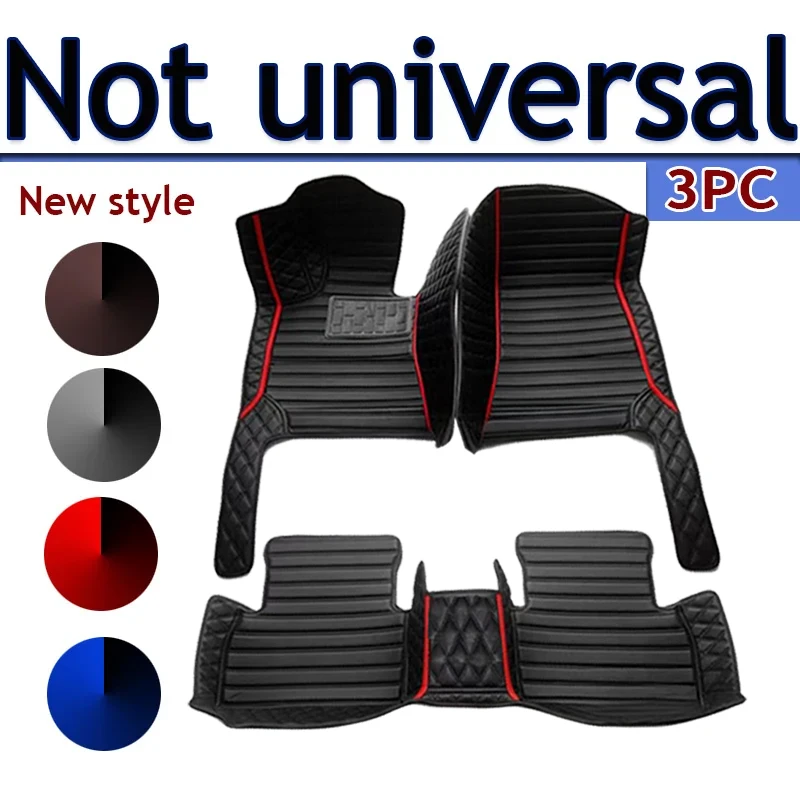 

Leather Car Floor Mats For Mercedes-Benz GLE W167 2020 2021 2022 2023 2024 7seat Dirt-resistant Car Matt Carpets Car Accessories