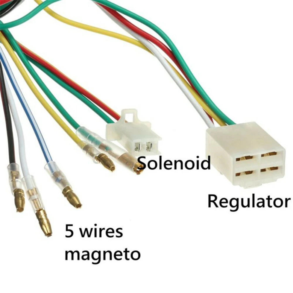 

1 х четырехпроводная жгут проводов, аксессуары для жгут проводов Quad Wire, замена медных деталей 50/70/90/110cc/125cc