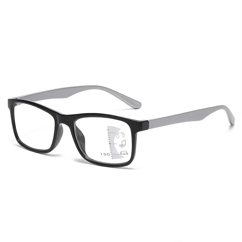 Progressive multifunktionale multifokale Lesebrille. Vielseitige Anti-Blaulicht-Brille für den Nah- und Fernbereich +1,0 bis +4,0 – Detail 6