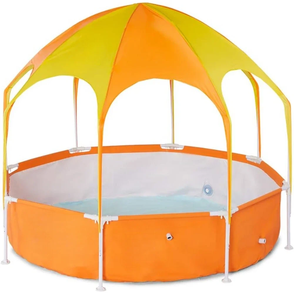 

Outdoor Hot Tubs, Splash-in-Shade Play Pool Orange, Outdoor Hot Tubs