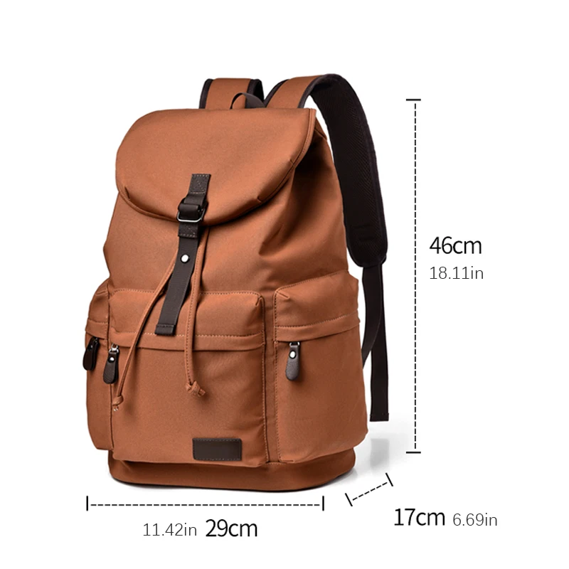 Large capacity travel backpack with adjustable shoulder straps, suitable for commuting, business, school, and business professio