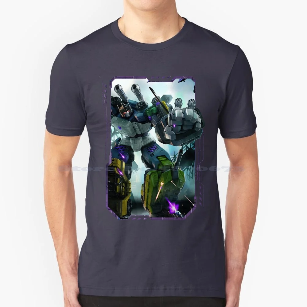 Maglietta Bruticus 100% Cotone Tee 80S Retro Heman Silverhawks Bravestarr Thundercats Voltron Gijoe