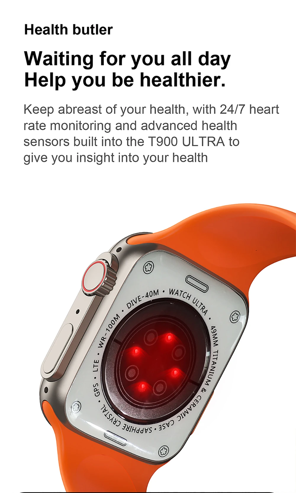 T800 Ʈ Ʈ ġ ø 8  ȭ      ƮϽ Smartwatch PK XS8  HW8 MT8 WS8