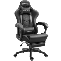 Dowinx Gaming Chair Ergonomic Office Recliner for Computer with Massage Lumbar Support, PU Leather E-Sports Gamer Chairs 1