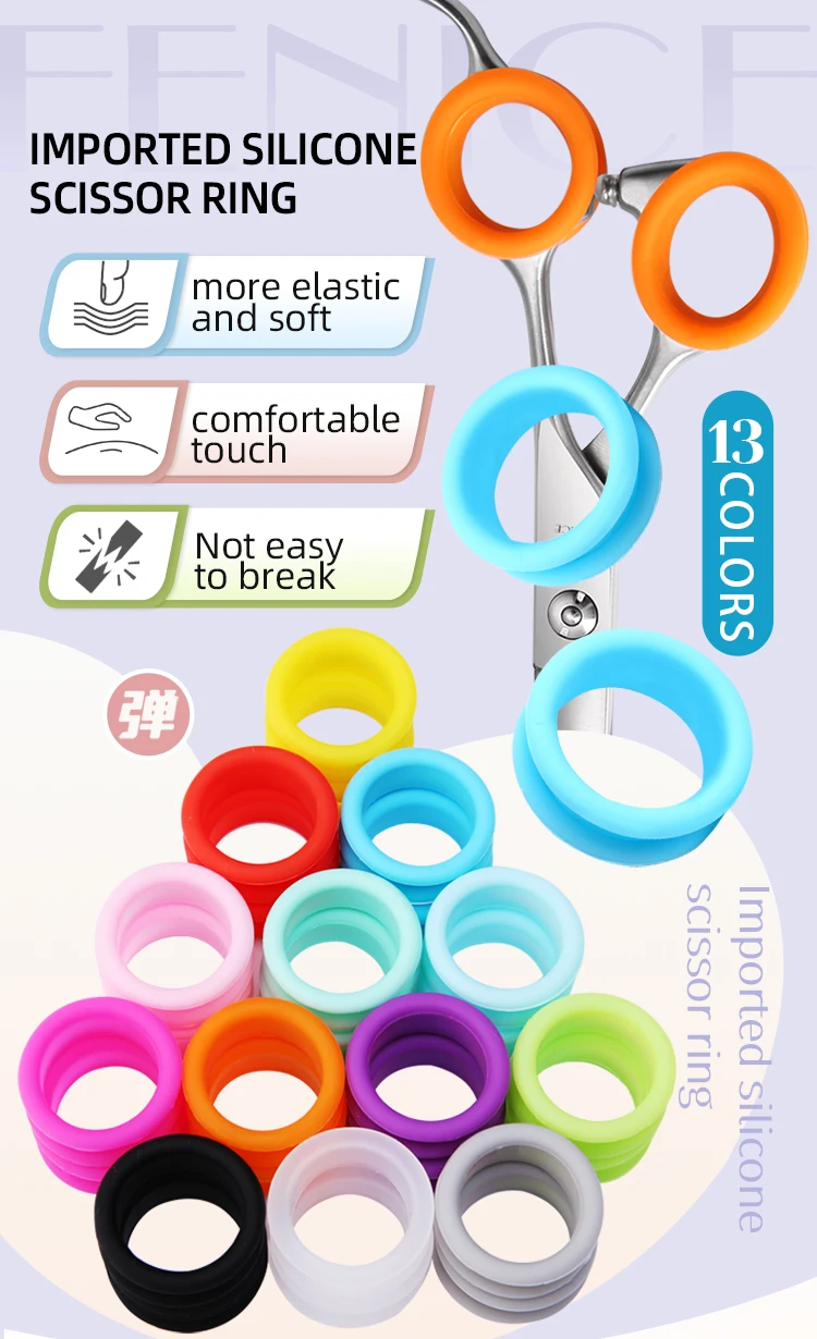 Fenice Haustierschere, Silikon-Fingerringe, importierter weicher Finger, rutschfester Ring, Kosmetikerin-Fingerset, ultraweich und bequem – Detail 1