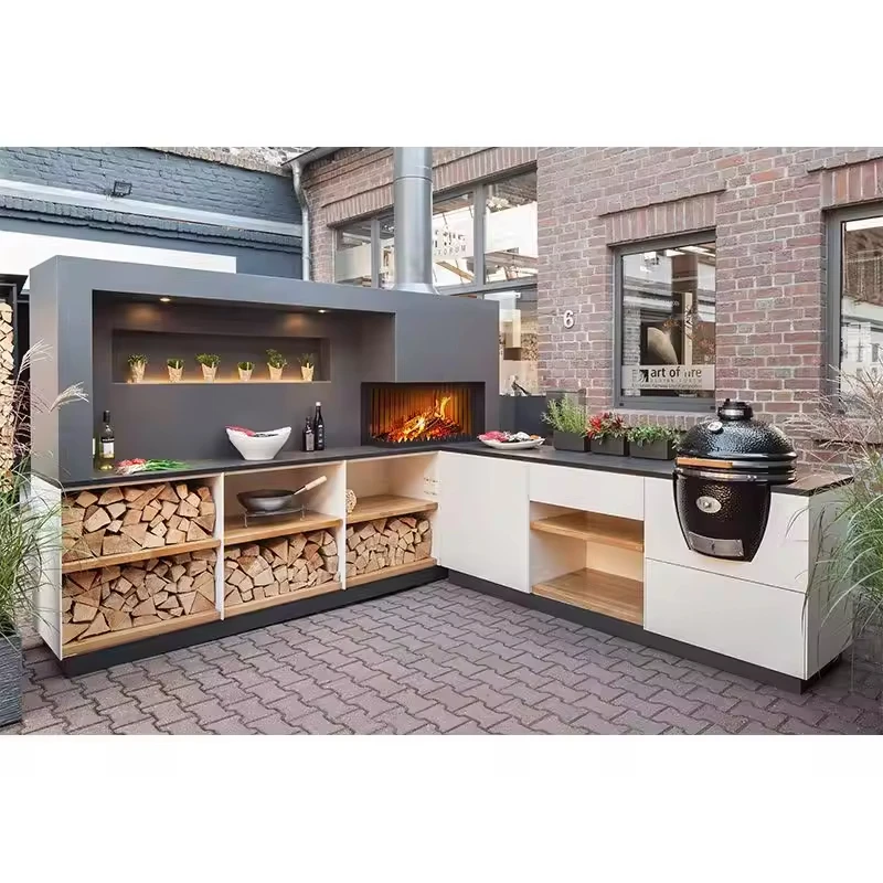 Custom Outdoor Kitchen BBQ Grill 6