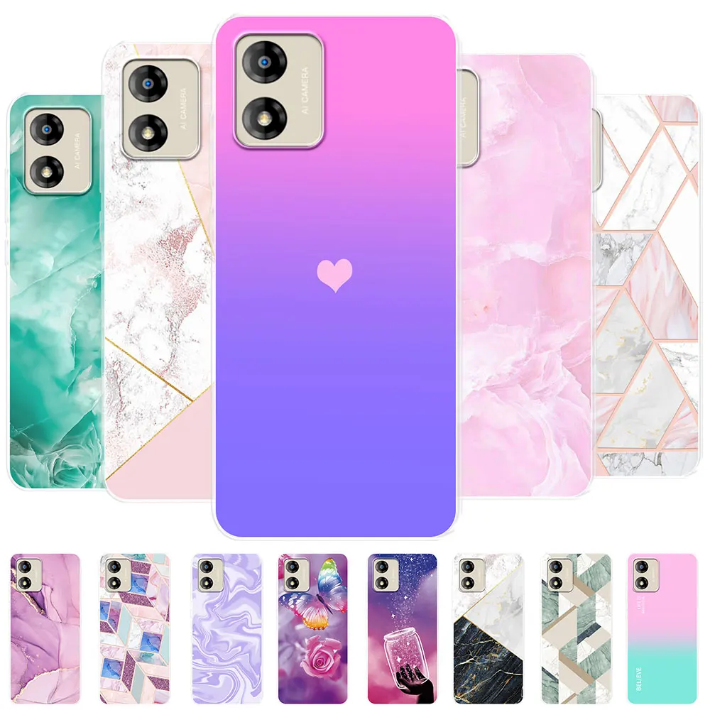 Per Motorola Moto E13 Custodia Custodia Morbida In Silicone Trasparente Per Motorola Moto E13 Funda Per Moto E 13 Custodia Per Telefono Paraurti Coque