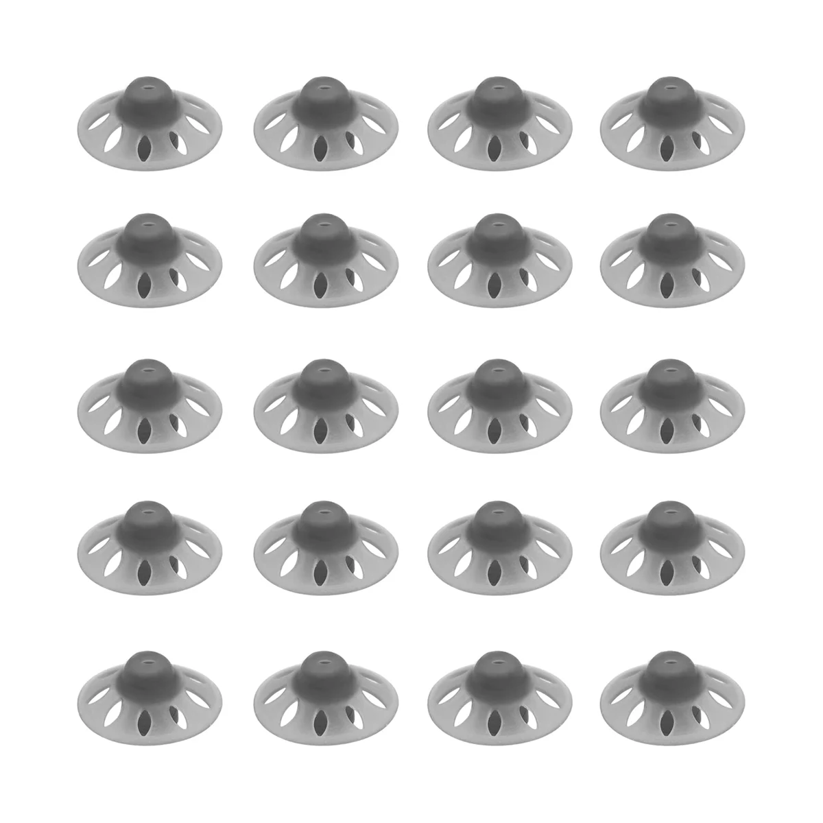 Hearing Aid Domes for Phonak Marvel & Paradise RIC BTE Models SDS 4.0 Large Open Dome 10mm 20 Pcs Pack,Large hearing aid domes