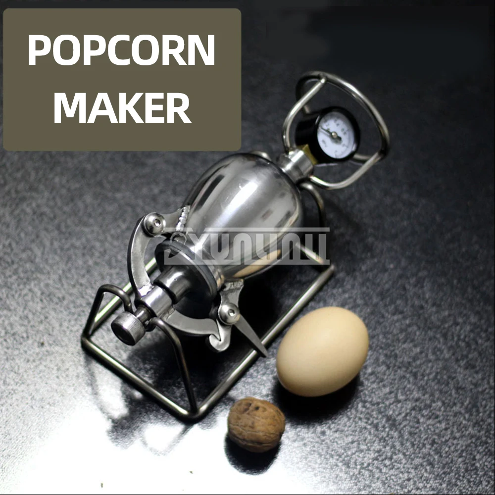 Popcorn Puffing Machine Stainless Steel Popcorn Machine Mini Puffed Rice Corn