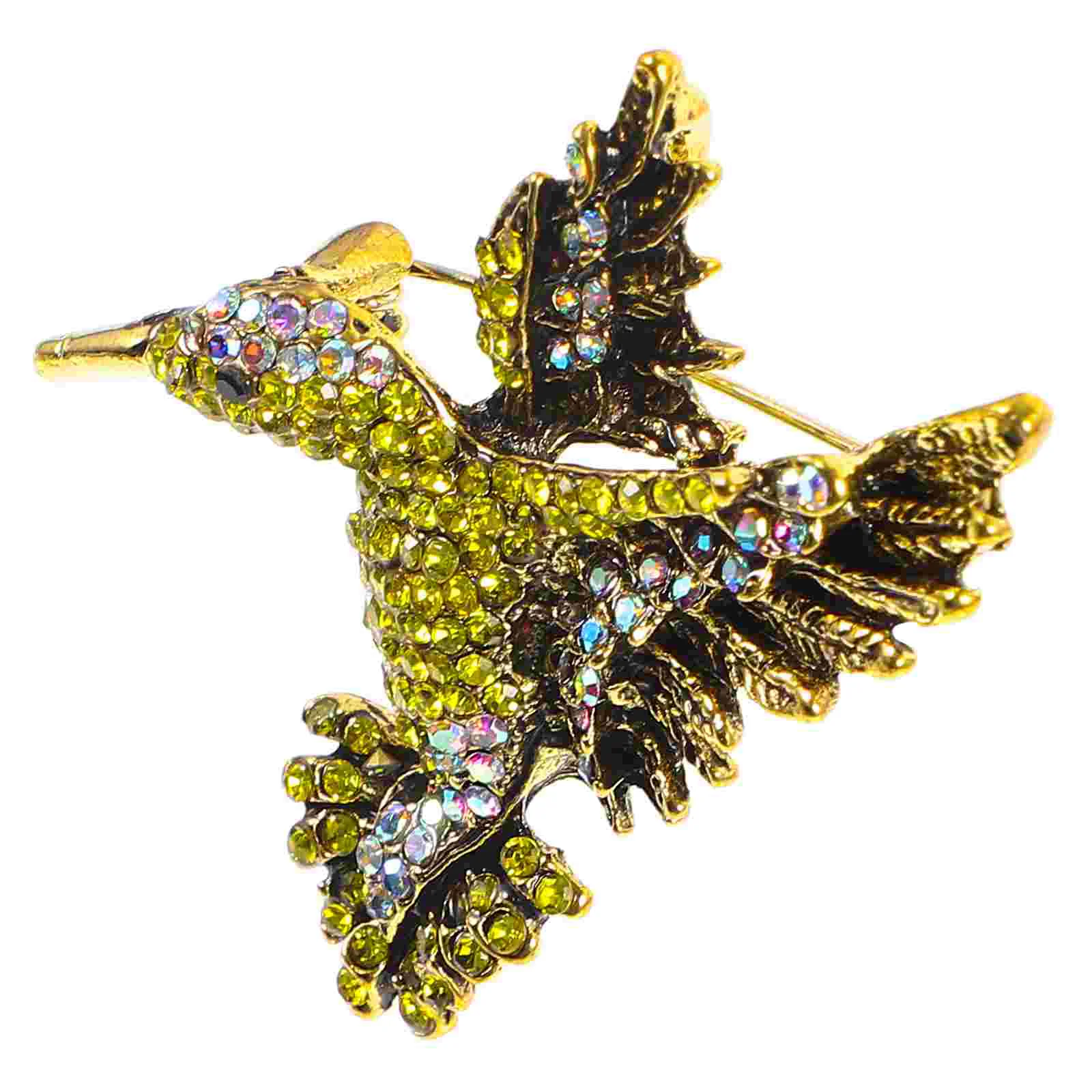

Brooch Rhinestone Bird Pin Brooches Pin Inlaid Jewelry Brooch Gift for Golden
