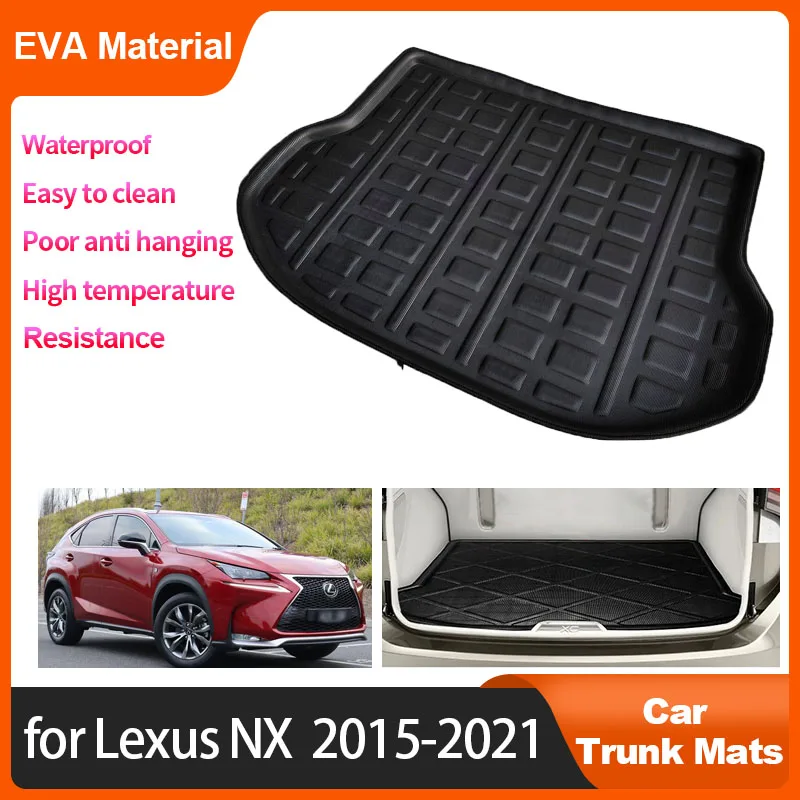 

Auto Trunk Mat For Lexus NX 200 200t 300h 2021-2015 2017 2018 Car Rear Cargo Liner Waterproof Protector Storage Pad Accsesories