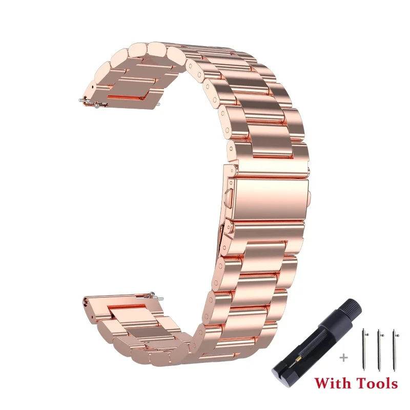 18mm 20mm 22mm 24mm Width Quick Release Full Stainless Steel thumbnail 1