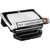 Stainless Steel Electric Grill 4 Servings 6 Automatic Cooking, Intelligent grilling rare to well-done,Nonstick Removable Plates 1