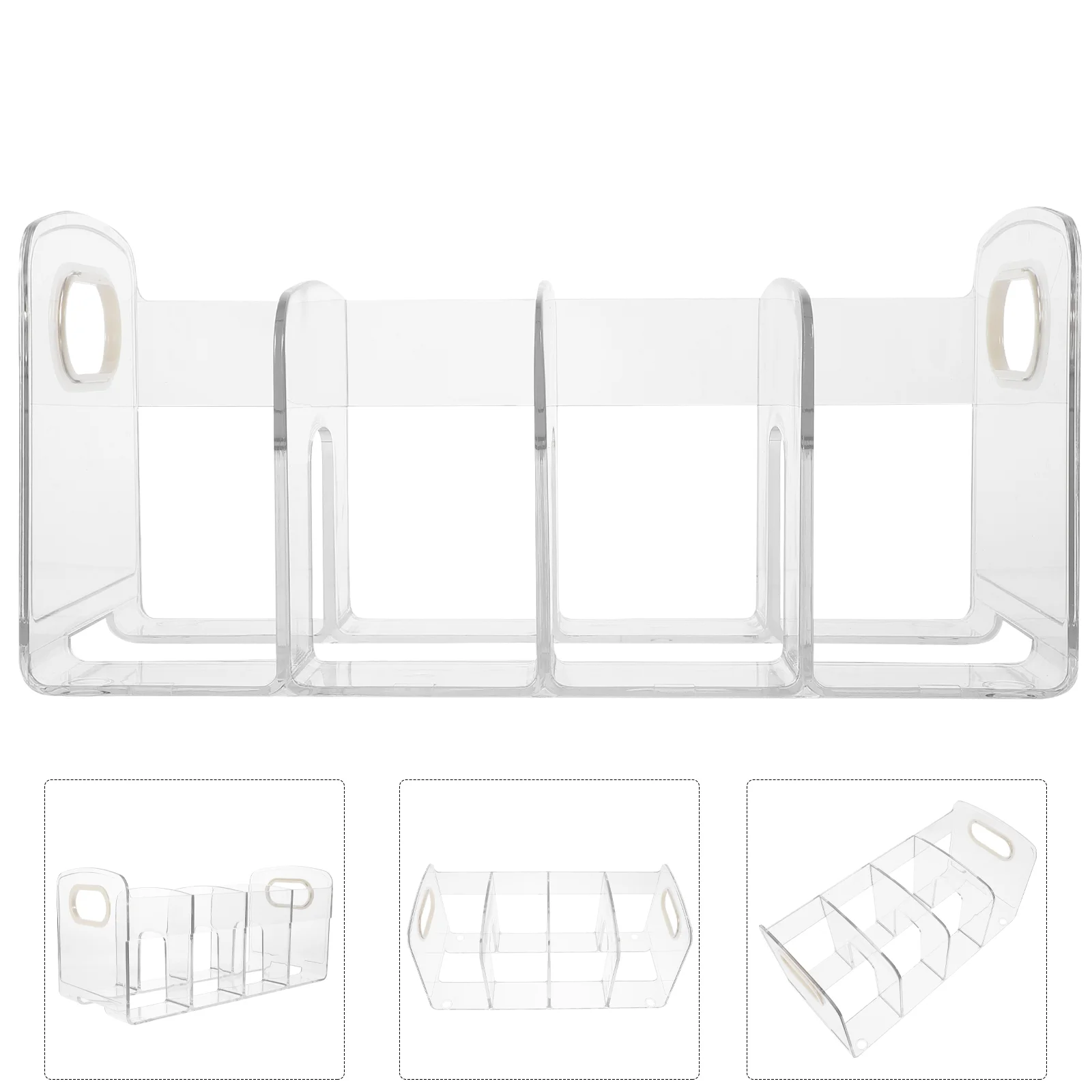 

Convenient Book Stands Shelves Delicate Exquisite Holders Plastic File Organizer Binder Decorative Student Bookshelves