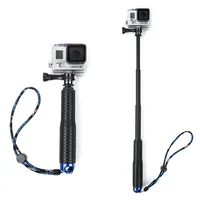 1 Set Extendable Pole Mini Selfie Stick Waterproof Monopod Blue For GoPro Hero11 10 9 8 6 5 4/3 New for SJCAM EKEN sport camera - Image 3