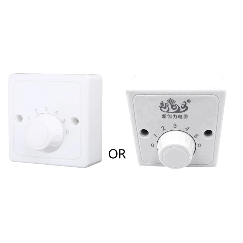 

Universal Ceiling Fan Speed Controller Five-speed Electric Fan Square New Dropship