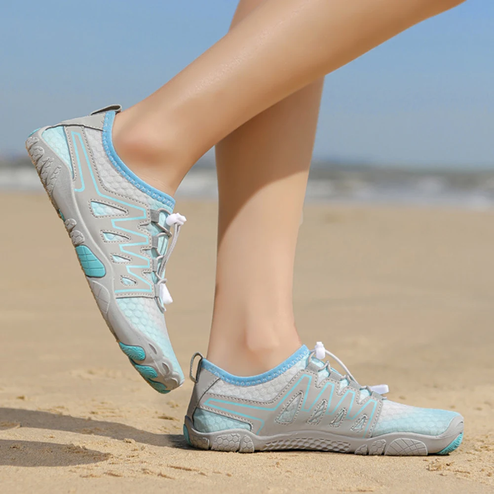 Water Shoes Lightweight Aqua Shoes Quick Dry Diving Sneakers Non-slip Ergonomic Hiking Shoes Breathable for Outdoor Beach