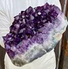 Natural  Amethyst Quartz Purple Crystal Cluster Healing Stones Specimen Home Decoration Crafts Decoration 5