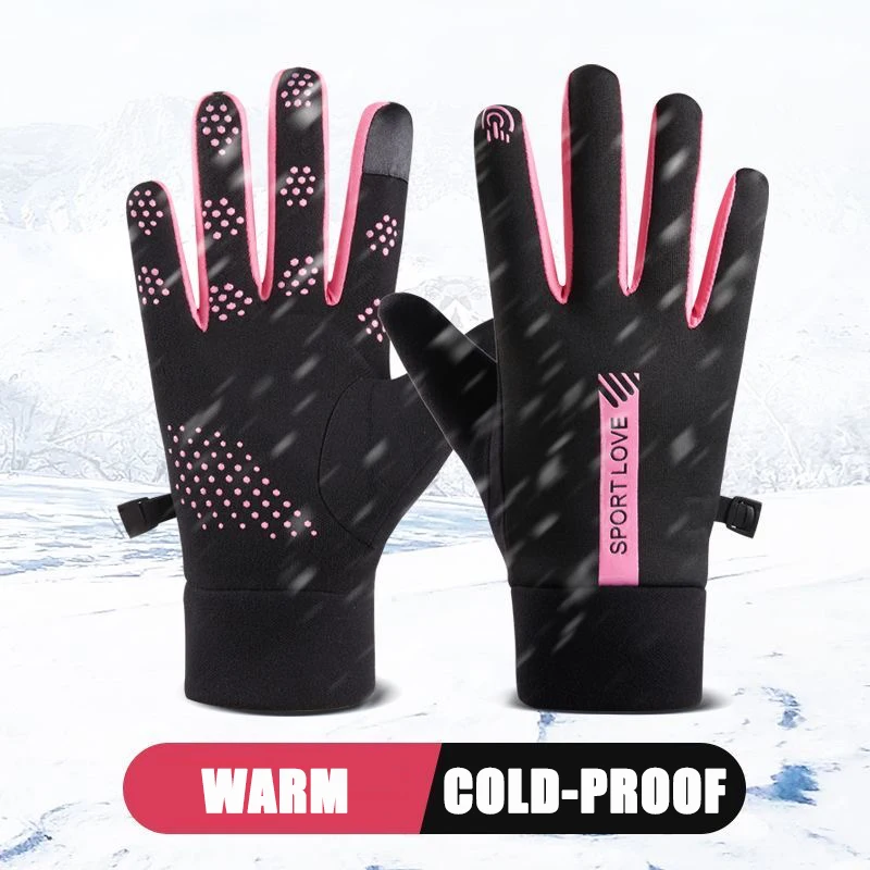 Description Picture 3 of itemWinter Gloves Women Cycling Bike Thermal Fleece Cold Resistance Wind Waterproof Bicycle Warm Outdoor Running Skiing Mittens
